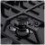 Варочная панель газовая MAUNFELD EGHE.64.63CB2/G черный, 59x51.5 см, WOK, чугунные решетки