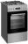 Газовая плита Hotpoint HSG5F1HX, серебристый, электродуховка с конвекцией, чугунные решетки, дисплей