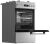 Газовая плита Hotpoint HSG5F1HX, серебристый, электродуховка с конвекцией, чугунные решетки, дисплей