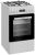 Газовая плита Hotpoint HSG5F2HB, белый, электродуховка с конвекцией, чугунные решетки, дисплей