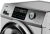 Стиральная машина Haier HW80-BP14969ASE серебристый, узкая, UV-обработка, 8 кг, 1400 об/мин, инвертор
