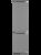 Холодильник встраиваемый Hiberg i-RFCB 400F NF серый, 185 см, No Frost, жесткое крепление