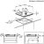 Варочная панель газовая Electrolux KGS6404SX нержавеющая сталь, ручки справа, газ- контроль
