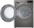 Сушильная машина LG RH90V9PV8N серебристый, тепловой насос, 9 кг, ThinQ, перенавешиваемая дверь